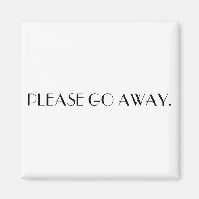 GÅ AWAY. Magnet. Magnet (Framsidan)