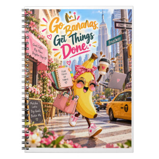 Gå bananas, Få saker gjorda Motivationsantecknings Anteckningsbok