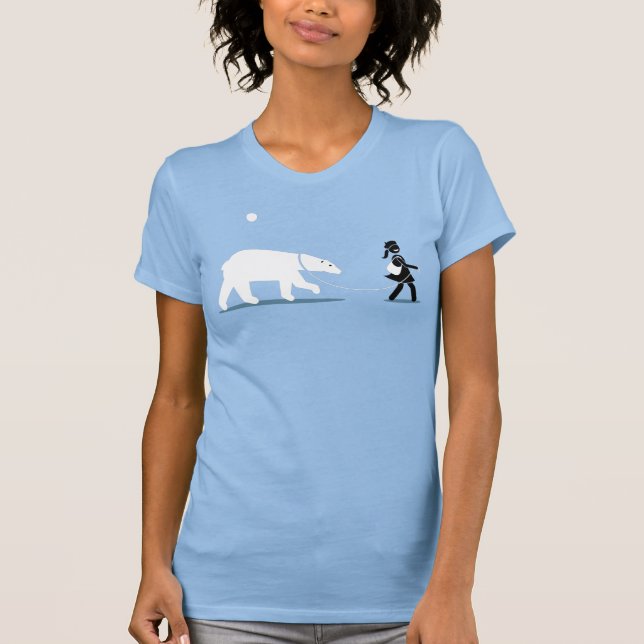Gå bara på min Polar Bear T Shirt (Framsida)