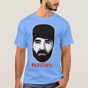 Gå bort från Jorden Hipster Beard Guy T Shirt