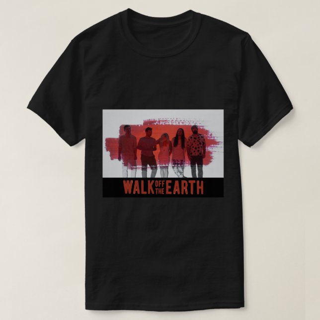 Gå bort från jorden t shirt (Design framsida)