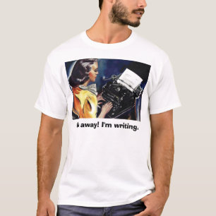 Gå bort! Mig förmiddaghandstil. - Berätta dem dig Tee Shirt