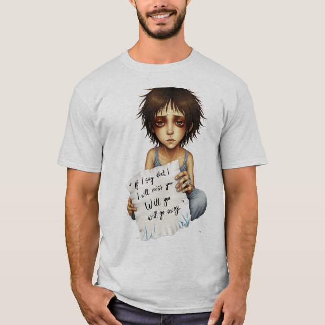 Gå bort till skjortan t shirt (Framsida)