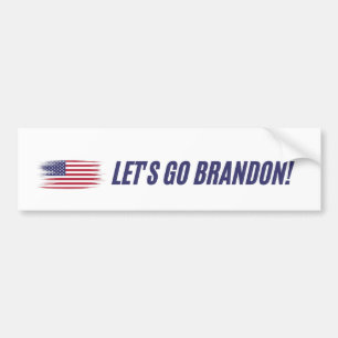 GÅ BRANDON! Bumper-dekal Bildekal