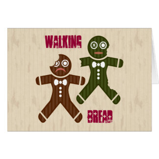 Gå bröd hälsningskort