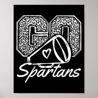Gå Cheer Spartans Sport Namn Gåvor Män Kvinnor Poj Poster