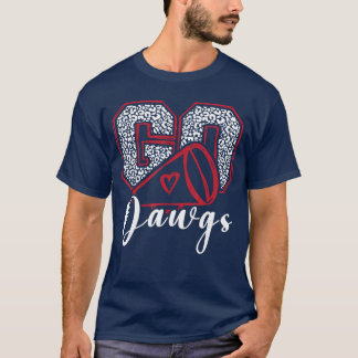 Gå Dawgs Rolig Bulldog för män Kvinnor Pojkar Flic T Shirt