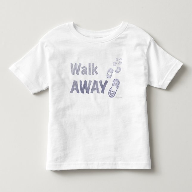 Gå den Away barnt-skjortan Tröja (Framsida)