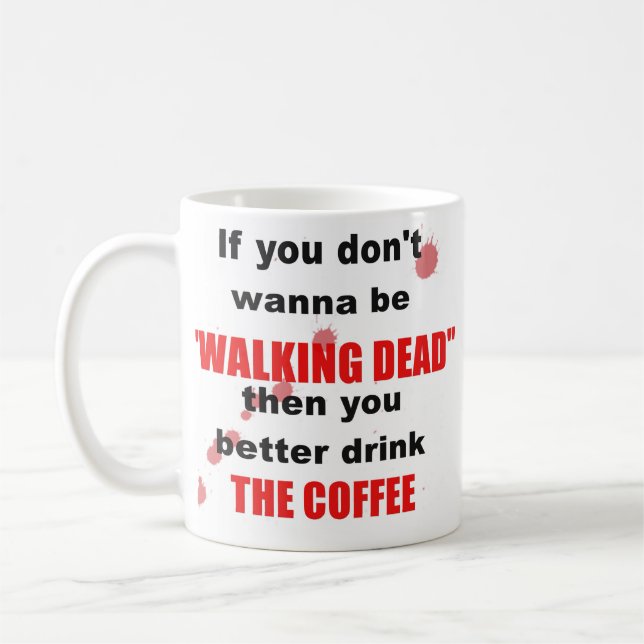 Gå den döda muggen kaffemugg (Vänster)