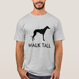 Gå den högväxt vinthundSilhouetteT-tröja Tee Shirt