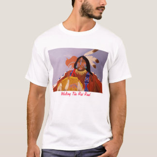 Gå den röda vägen tee shirt