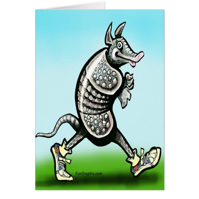Gå Dillo Hälsningskort (Framsidan)
