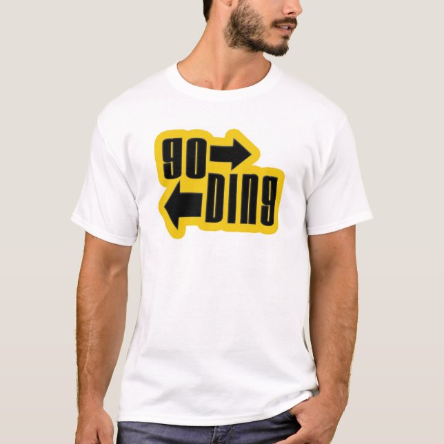 Gå-Ding logotyp T Shirt (Framsida)