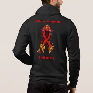 Gå dit där Djävulen Dances...brandman T Shirt