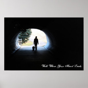 Gå dit ditt hjärta leder poster