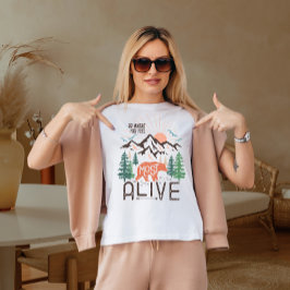 Gå dit du känner t shirt