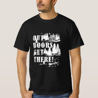 Gå dit utomhus t shirt