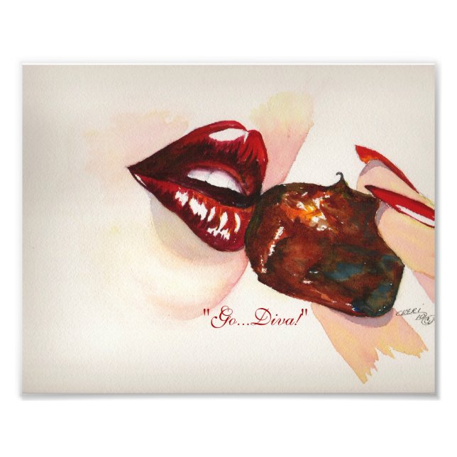 "Gå..Diva!" Art-utskrift Fototryck (Framsidan)