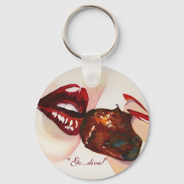 "Gå.."Diva!" Nyckelring (Framsida)