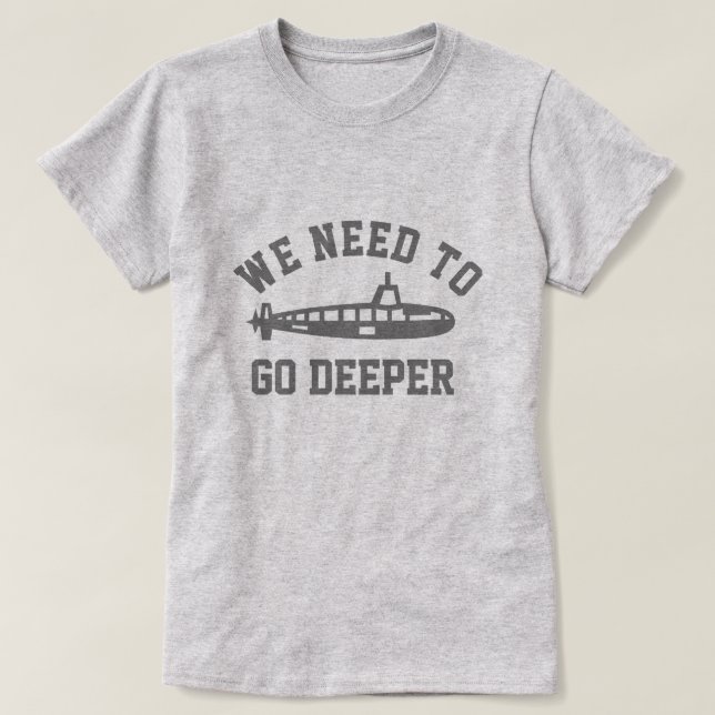 Gå djupare t-shirt (Design framsida)