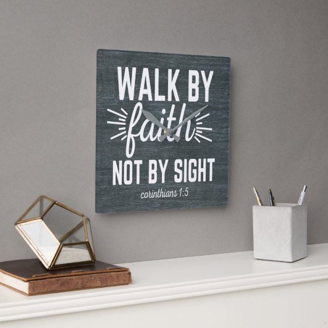 Gå efter tro, inte vid höger väggklocka (Kontor)