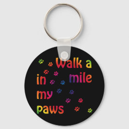 Gå en mil (kattdjur) nyckelring