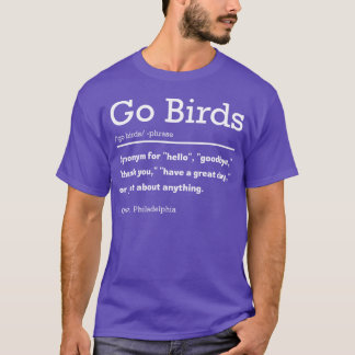 Gå fåglar Eagles Football T Shirt