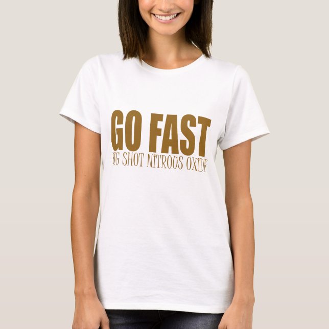 gå fastar salpeter- oxidtävla tee shirt (Framsida)