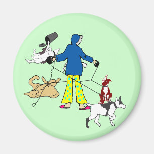 Gå Flyball hundar Magnet