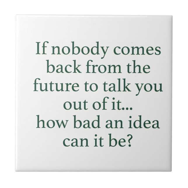 Gå för det! kakelplatta (Framsidan)