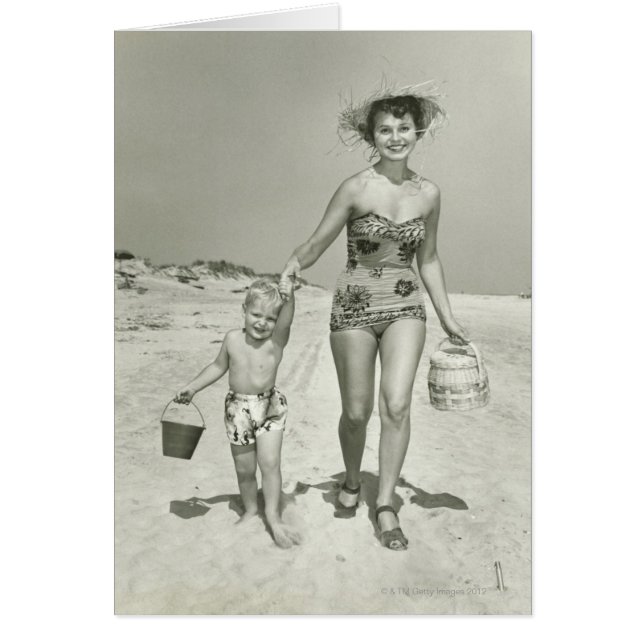 Gå för mor och för Son Hälsningskort (Framsidan)