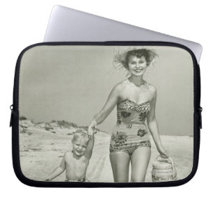Gå för mor och för Son Laptop Sleeve