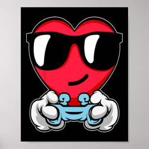 Ga för spelarstyrenhet för bildspel i Valentines d Poster