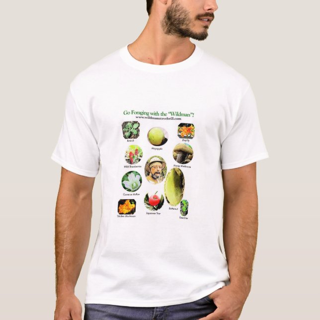 Gå Foraging med "Wildmanen ", Tee (Framsida)