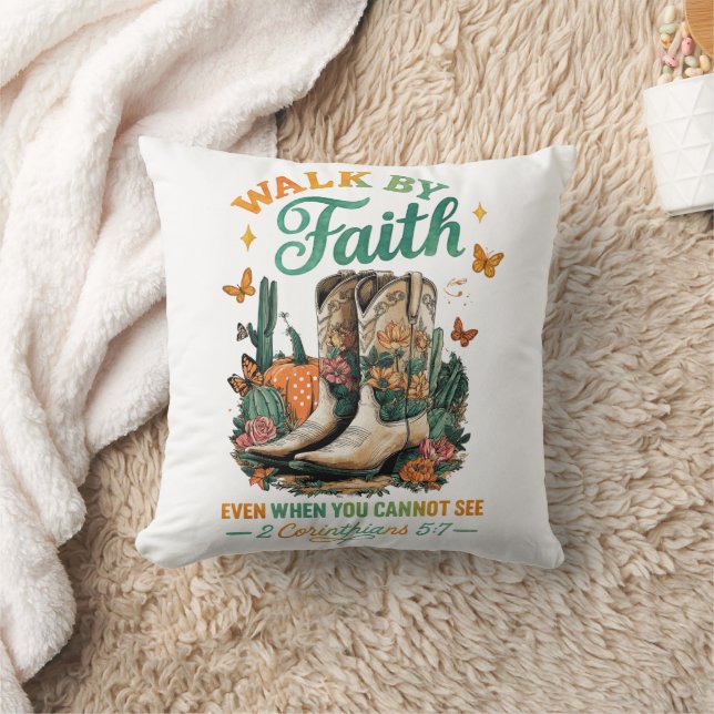 Gå förbi Faith... Kudde (Filt)