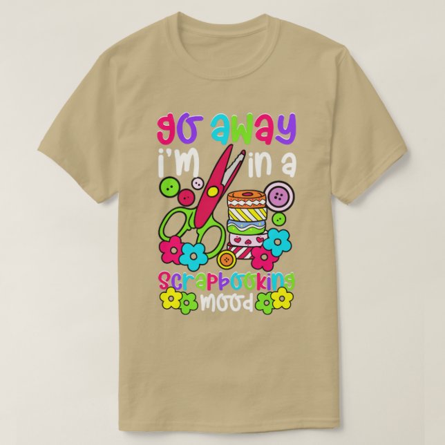 Gå förbi mig i ett skrapbokat läge t shirt (Design framsida)