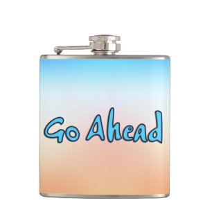 Gå framåt Ahead FLASK Fickplunta