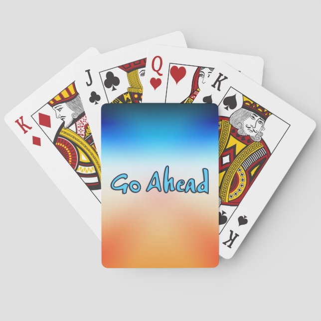 Gå framåt casinokort (Baksidan)