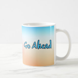 Gå framåt-knapp kaffemugg