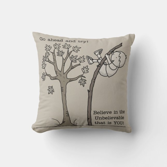 Gå framåt och försök kudde (Framsida)