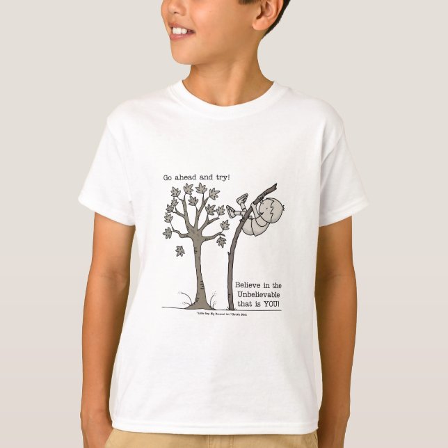 Gå framåt och försök t shirt (Framsida)