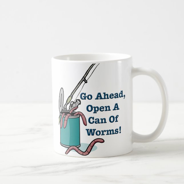 Gå framåt, öppna en Can av maskmuggen Kaffemugg (Höger)
