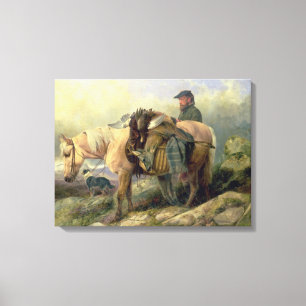 Gå från backen tillbaka, 1868 canvastryck