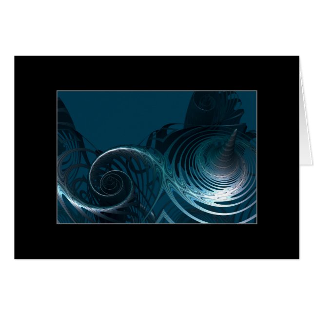 Gå från det djupt tillbaka hälsningskort (Framsidan Horizontal)