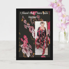 Gå från kaffe till Orange Juice roligt Kort