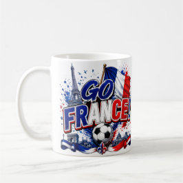 Gå FRANKRIKE Team Frankrike 2026 Tupp Fotboll Kaffemugg