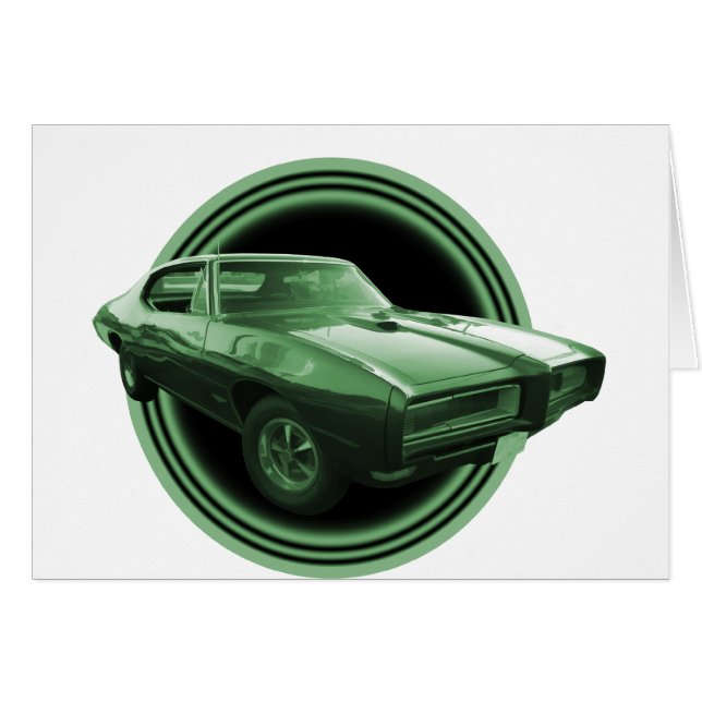 Gå går GTO Hälsningskort (Framsidan Horizontal)