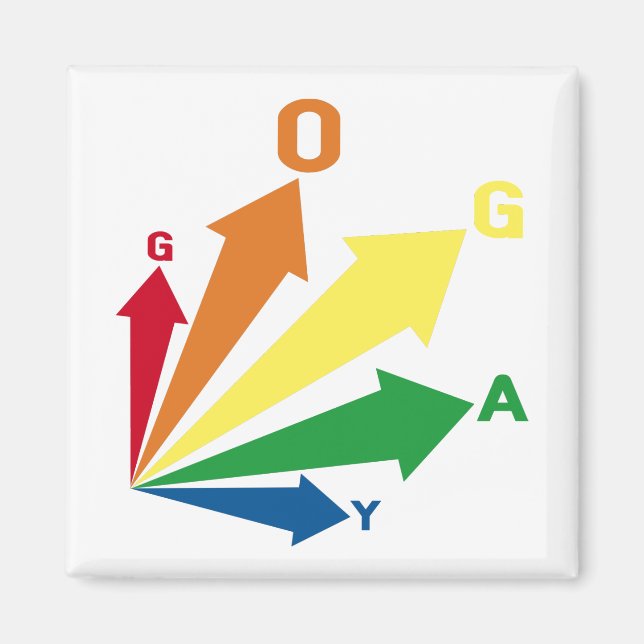 gå gay magnet (Framsidan)