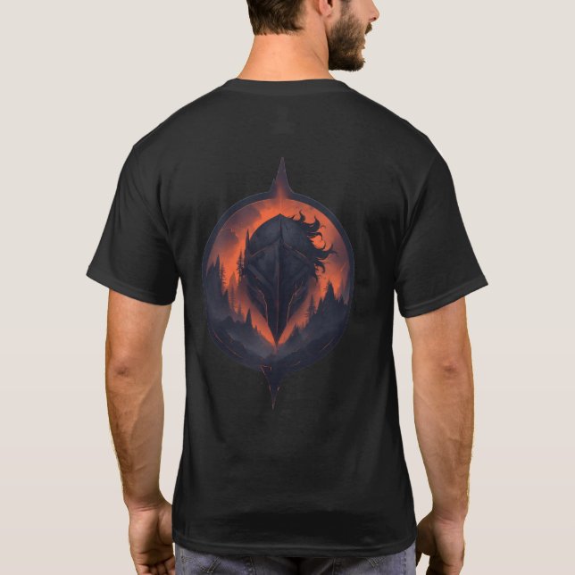 Gå Genom Elden – 24 Hard Lines Warrior T-shirt (Baksida)