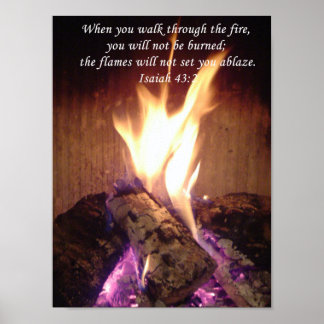 Gå genom elden poster